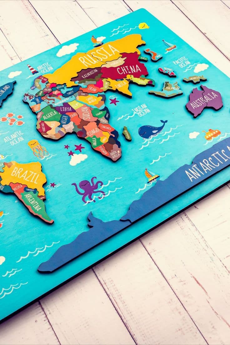 World Map Puzzle